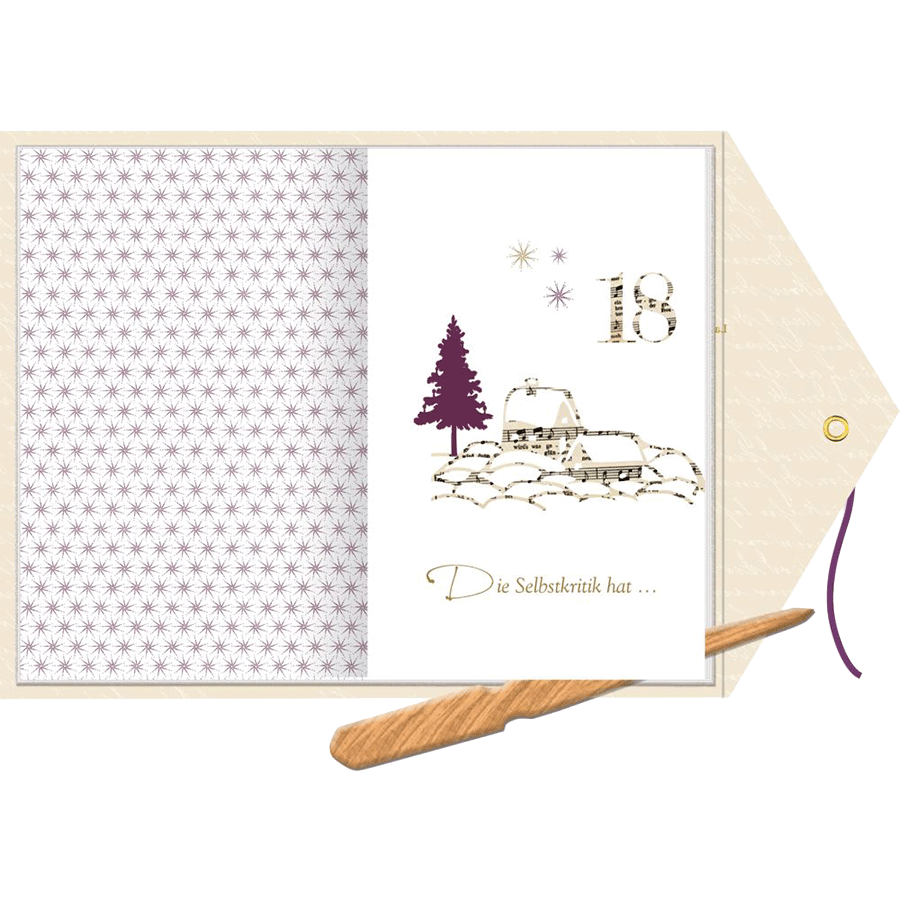 Produktabbildung: Advent mit Wilhelm Busch - Brief-Adventskalenderbuch