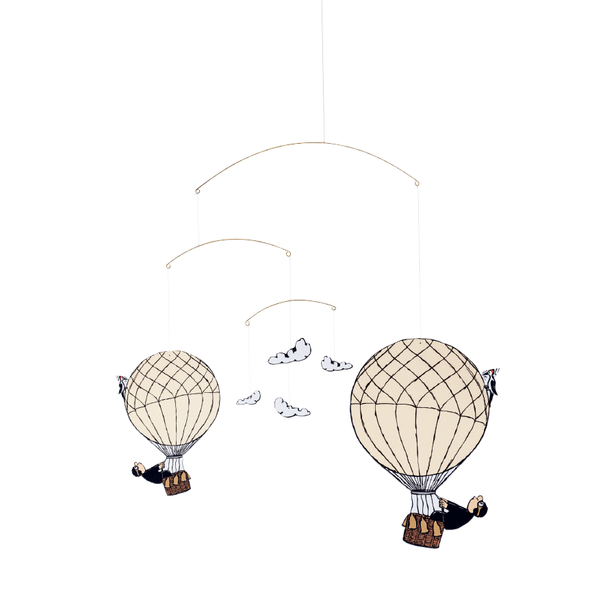 Produktabbildung: Decken-Mobile „Der Ballonfahrer“