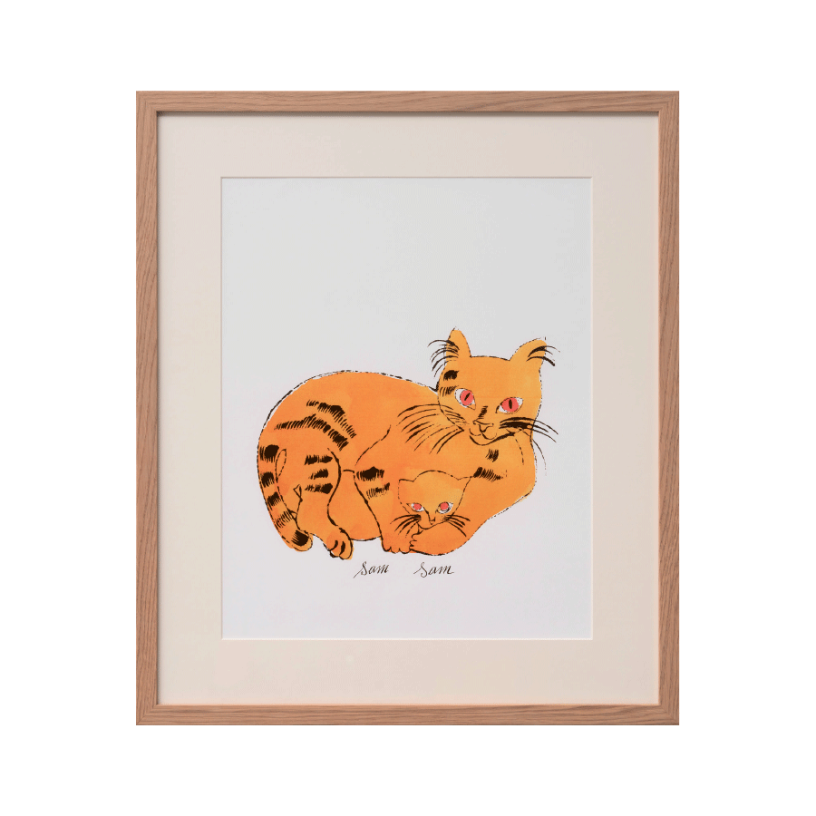 Produktabbildung: „Sam (Yellow Cat with Kitten)“ (1954)