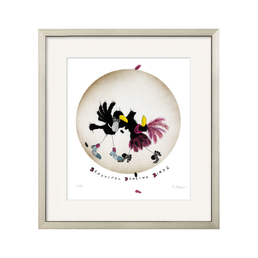 Produktabbildung: „Beautiful Dancing Birds“