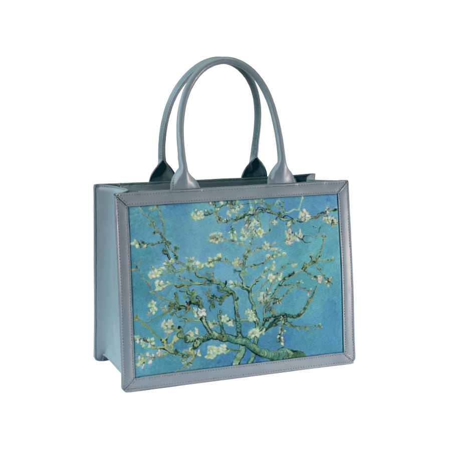 Produktabbildung: Shopper „Blühende Mandelbaumzweige“