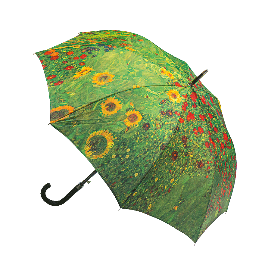 Produktabbildung 1 Stockschirm „Bauerngarten mit Sonnenblumen“