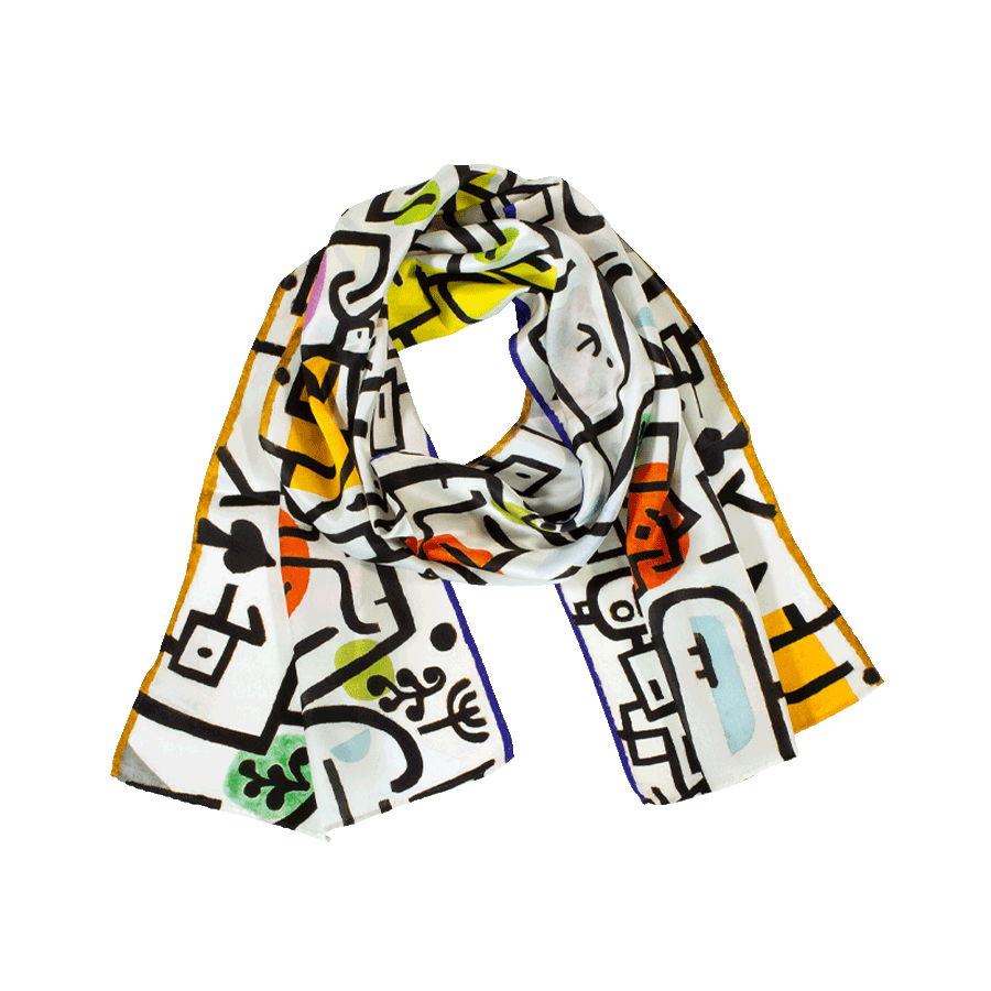 Produktabbildung 2 Seidenschal „Reicher Hafen“