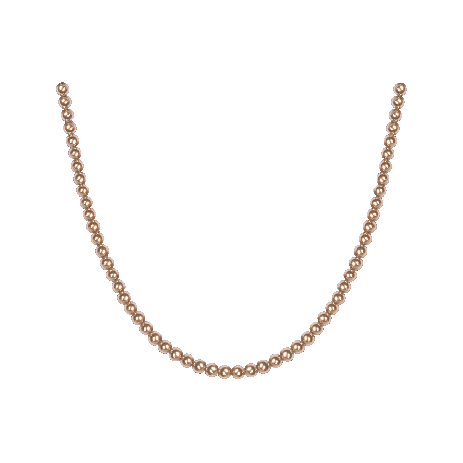 Produktabbildung 1 Perlenkette bronze