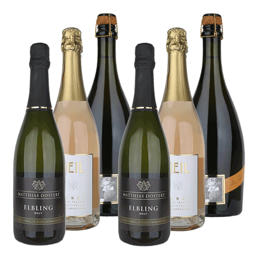 Produktabbildung 1 Sektauswahl „Feine Winzersekte“