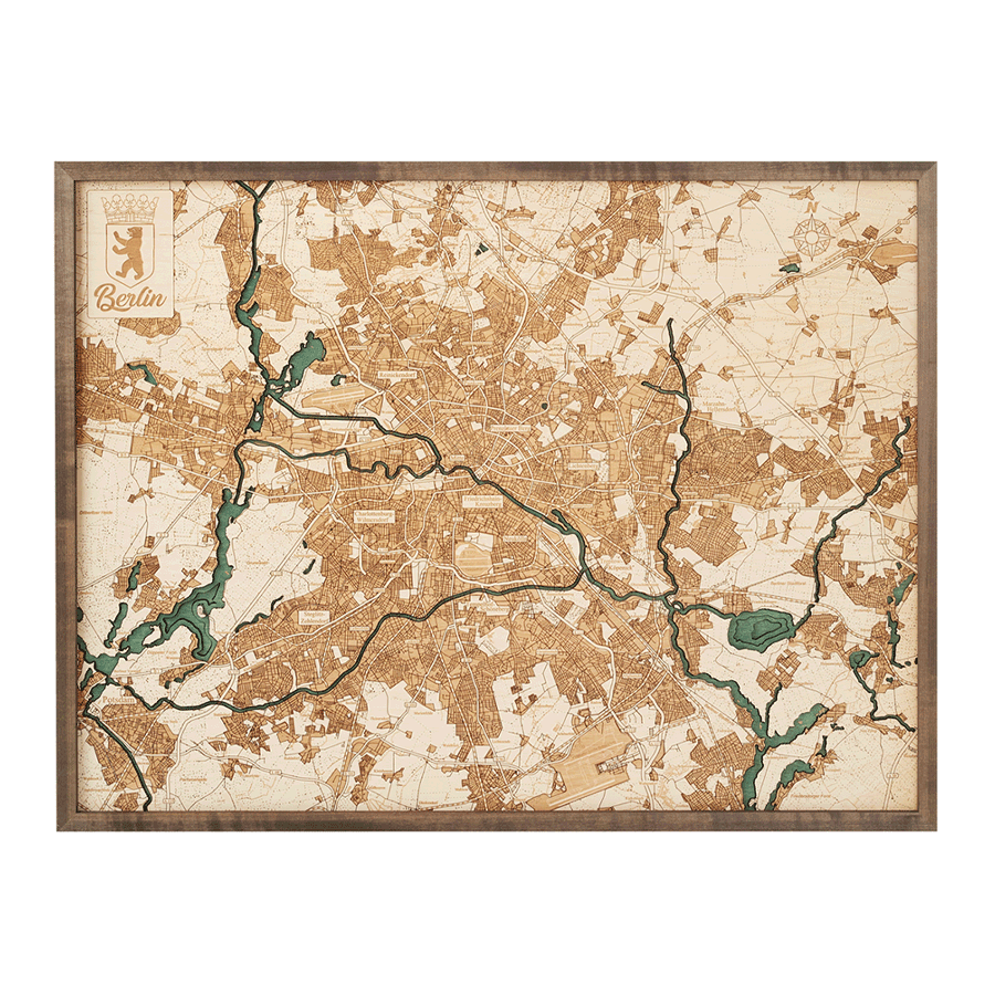 Produktabbildung 5 3D Berlin-Karte