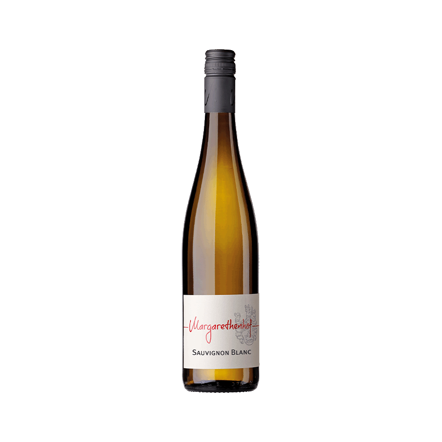 Produktabbildung: 1 Flasche „Margarethenhof Sauvignon Blanc, BIO“ – Wein des Monats September