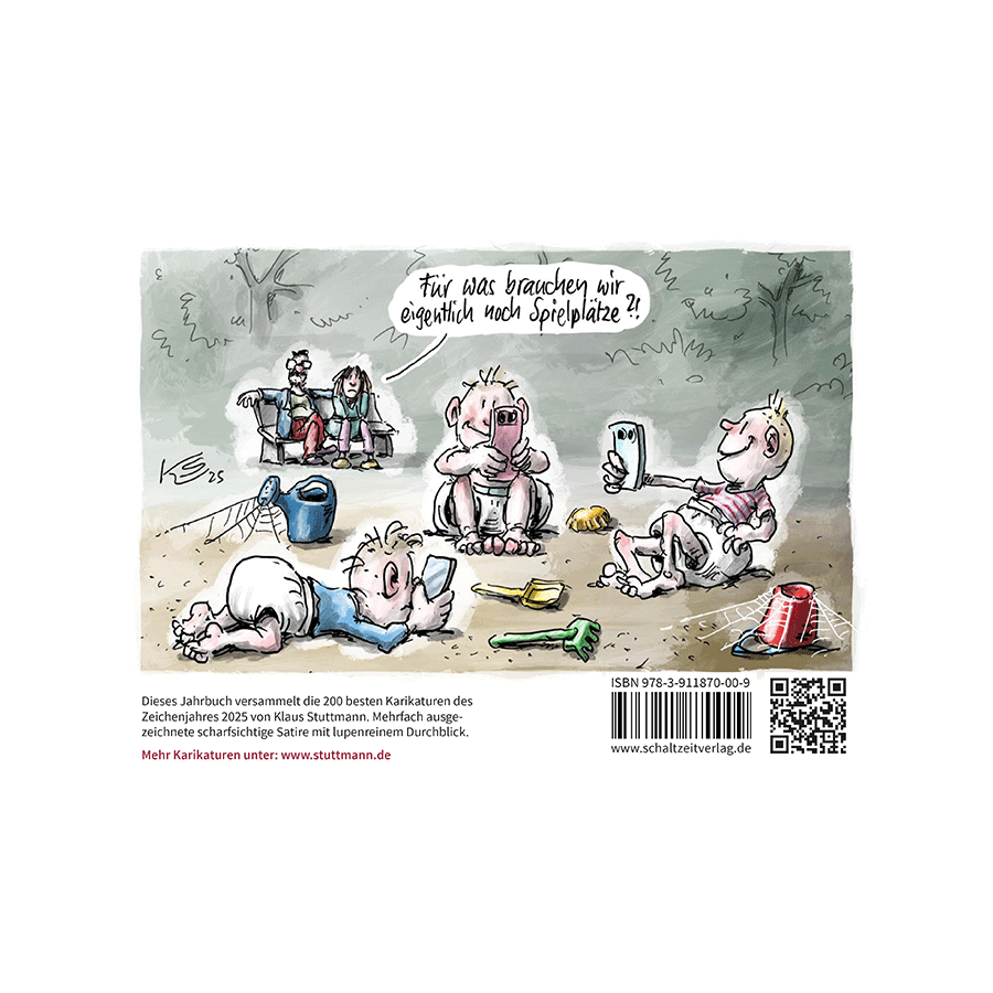 Produktabbildung: Stuttmann Karikaturen 2025 Rückseite