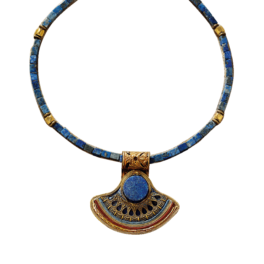 Produktabbildung 1 Collier „Lapislazuli-König“