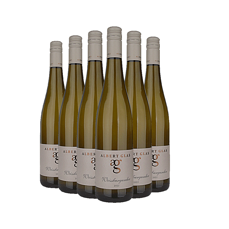 Produktabbildung 1 „Weissburgunder“ - Wein des Monats März