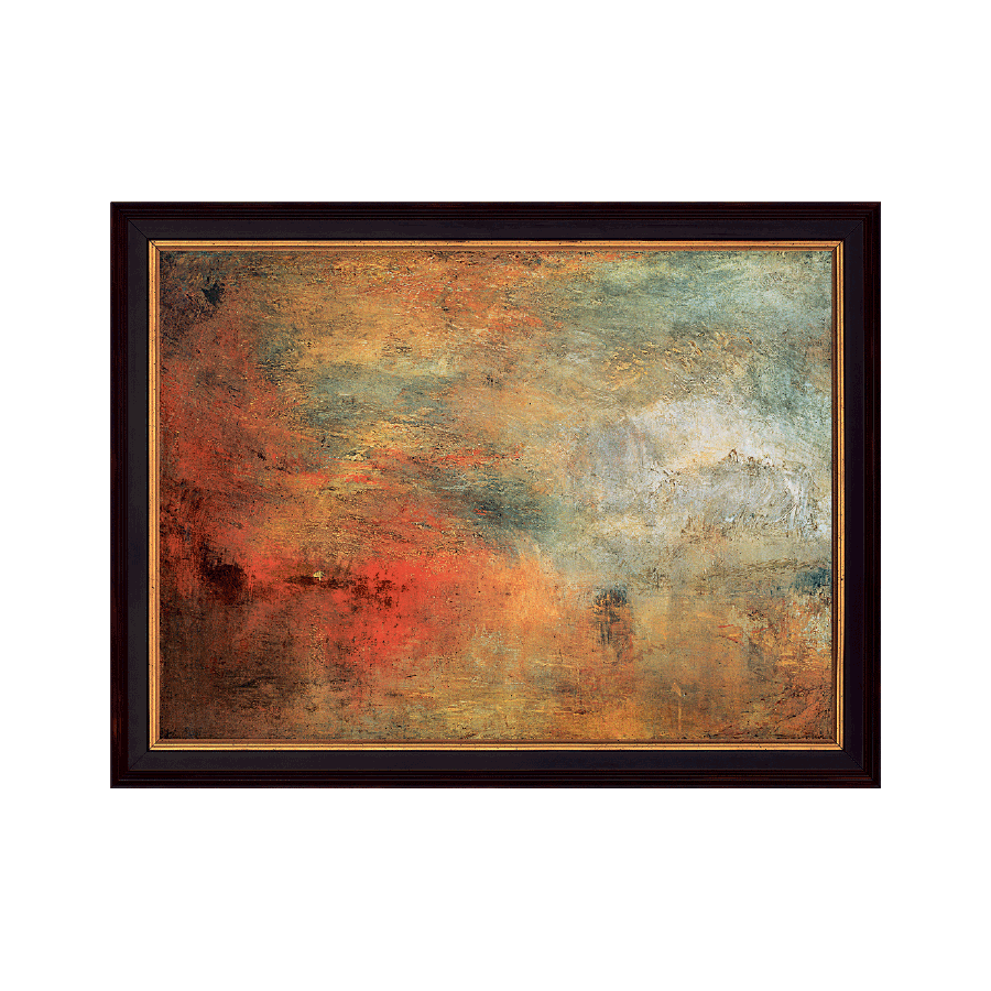 Produktabbildung 1 „Sonnenuntergang über einem See“ (1840)