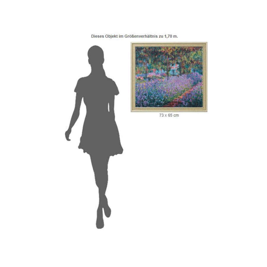 Produktabbildung 2 „Irisbeet in Monets Garten“ (1900)
