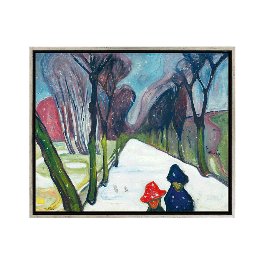 Produktabbildung 1 „Allee im Schneegestöber“ (1906)