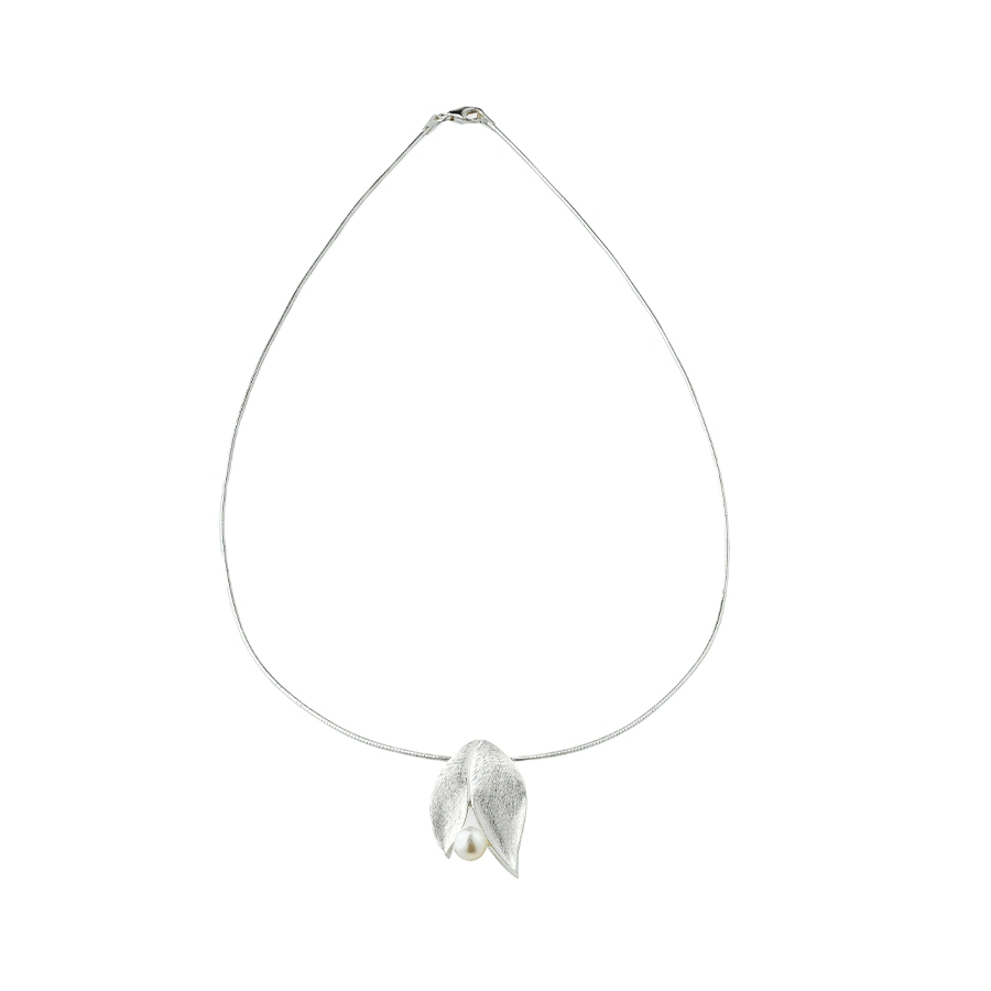 Produktabbildung 1 Collier „Silver Leaf“