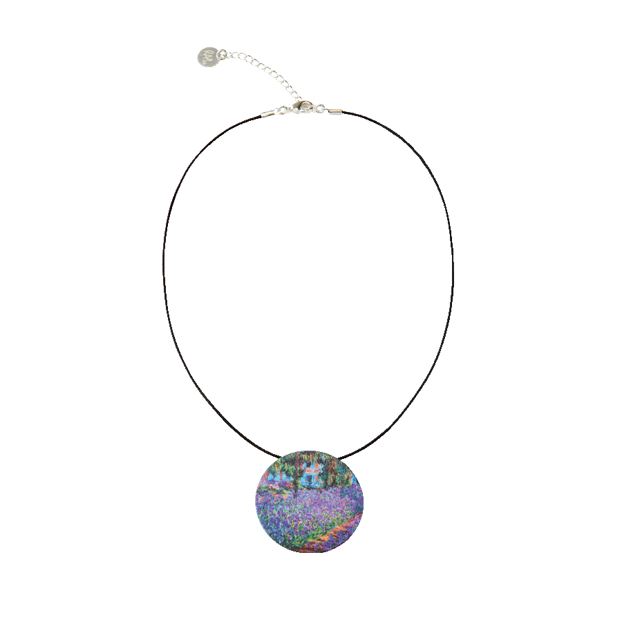 Produktabbildung 1 Collier „Irisbeet in Monets Garten“