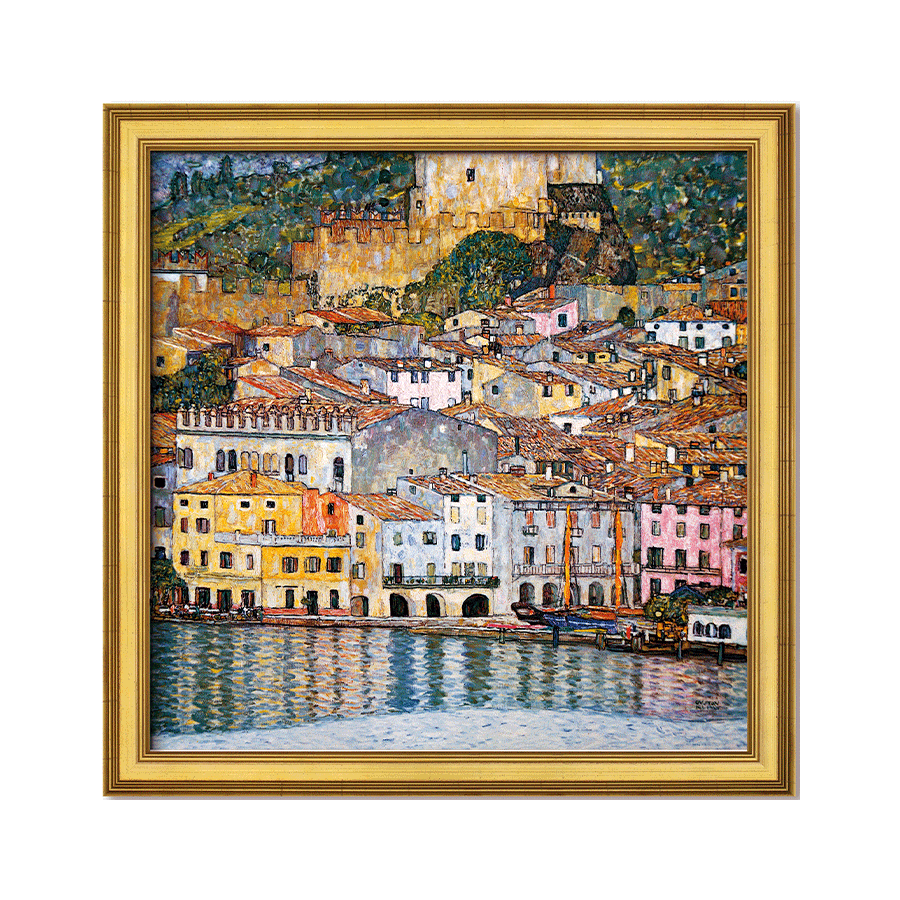 Produktabbildung 1 Kunstdruck „Malcesine am Gardasee“ (1913)