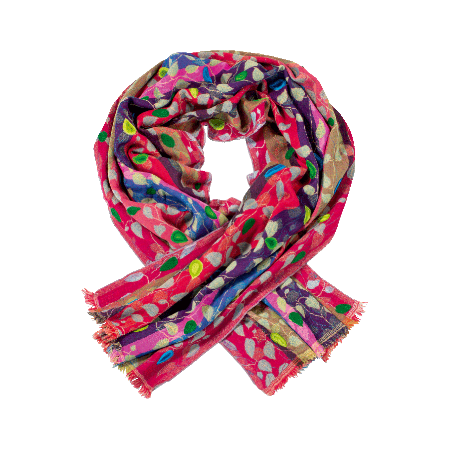 Produktabbildung 1 Wollschal „Hojas“