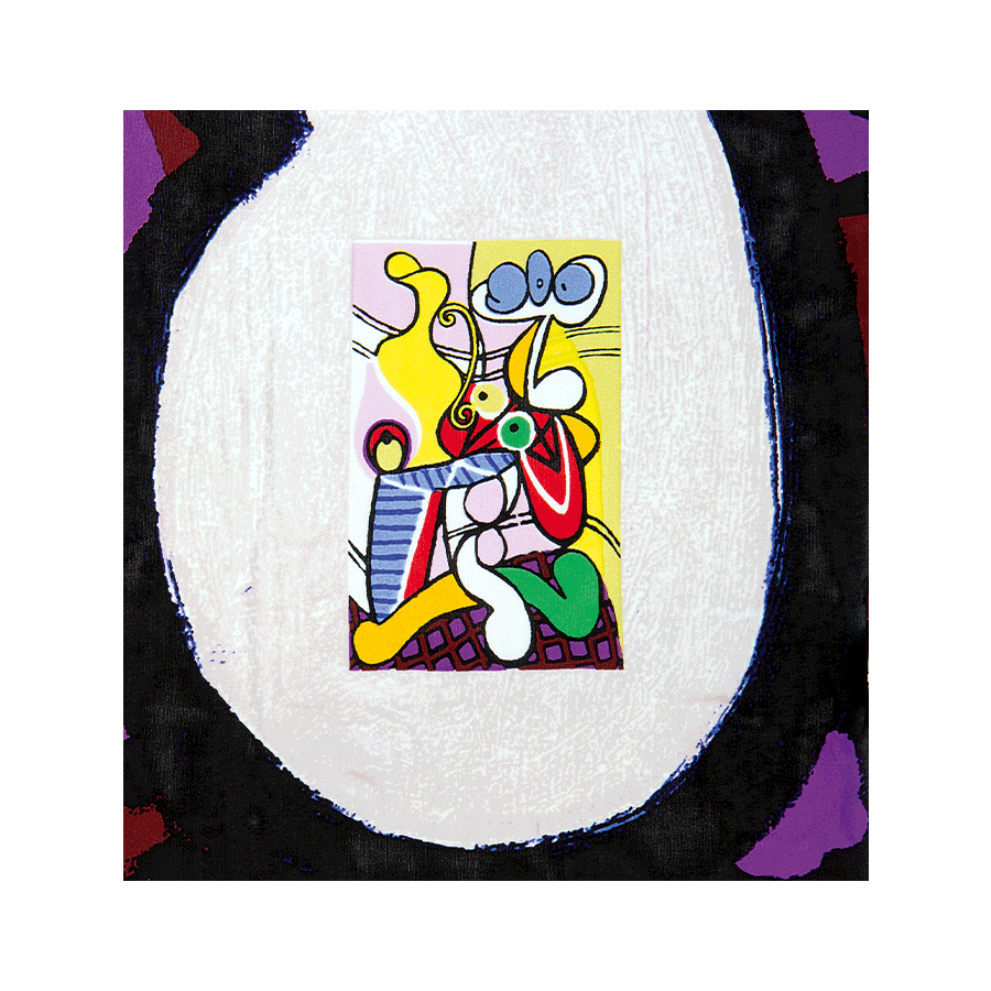 Produktabbildung 2 Seidenschal „Großes Stilleben am Säulentisch“