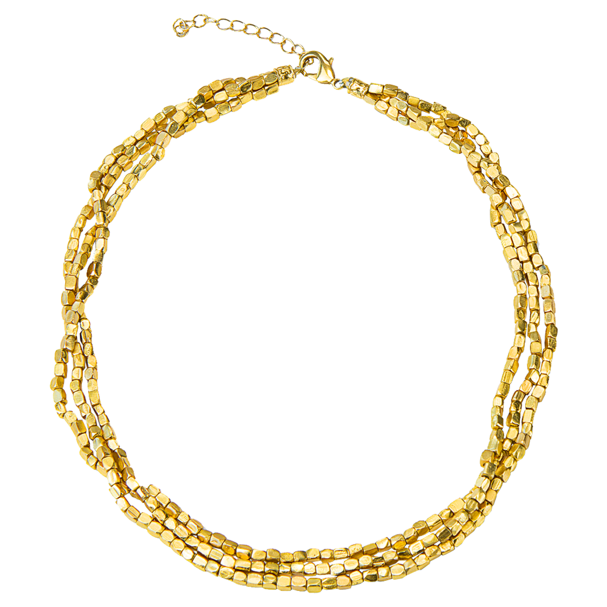 Produktabbildung 1 Collier „Golden Nuggets“