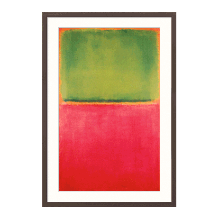 Produktabbildung 1 „Green Red on Orange“ (1951)