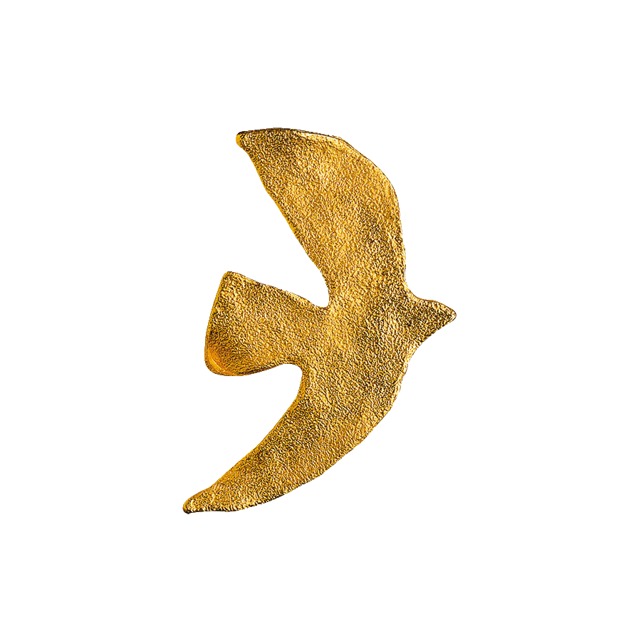 Produktabbildung 1 Brosche „Friedenstaube“