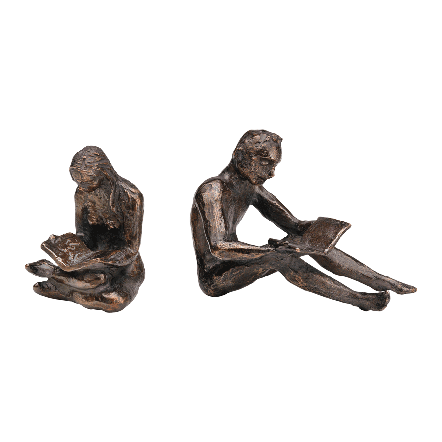 Produktabbildung 1 „Buchleser & Buchleserin“