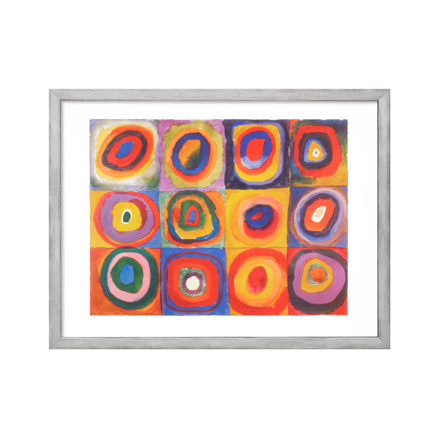 Produktabbildung 1 „Farbstudie Quadrate“ (1913)