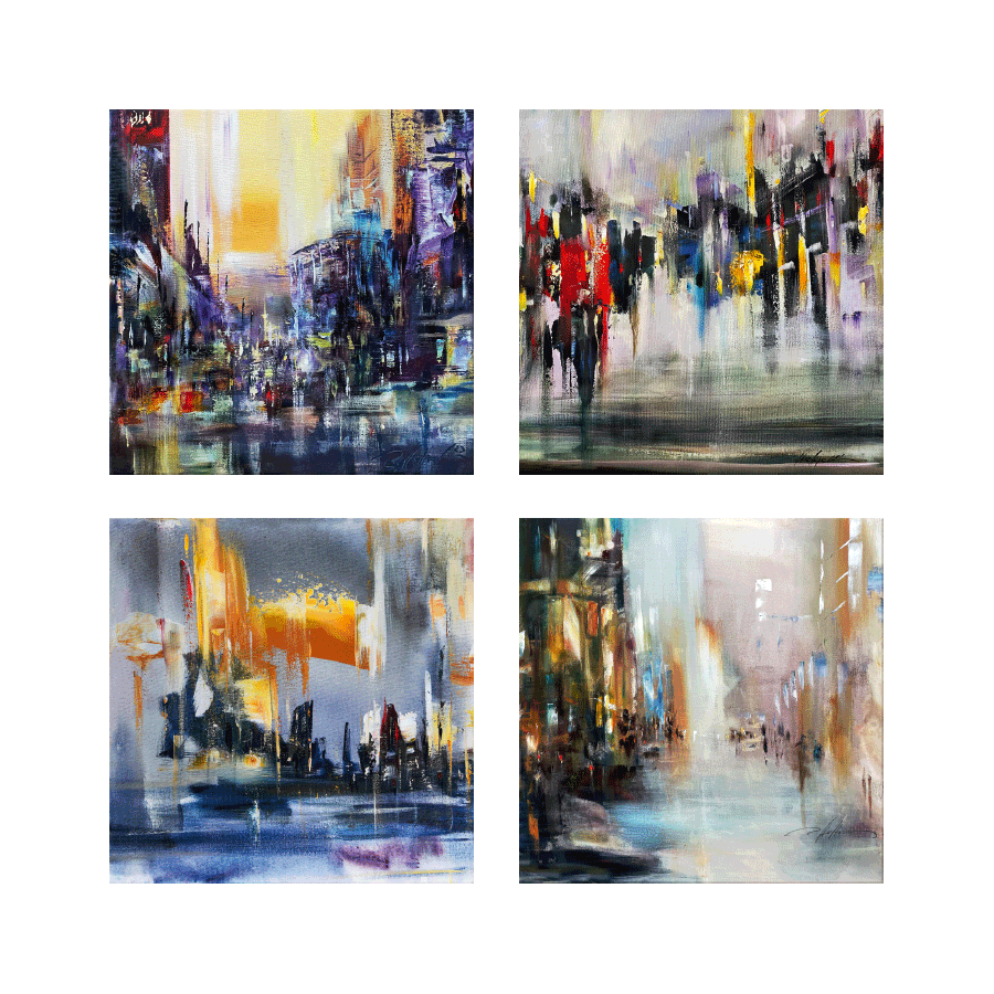 Produktabbildung 1 „Urban Storys“ 4er-Set