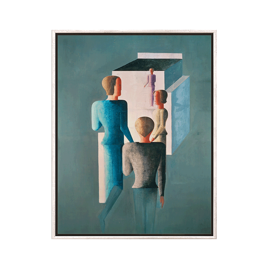 Produktabbildung 1 „Vier Figuren und Kubus“ (1928)