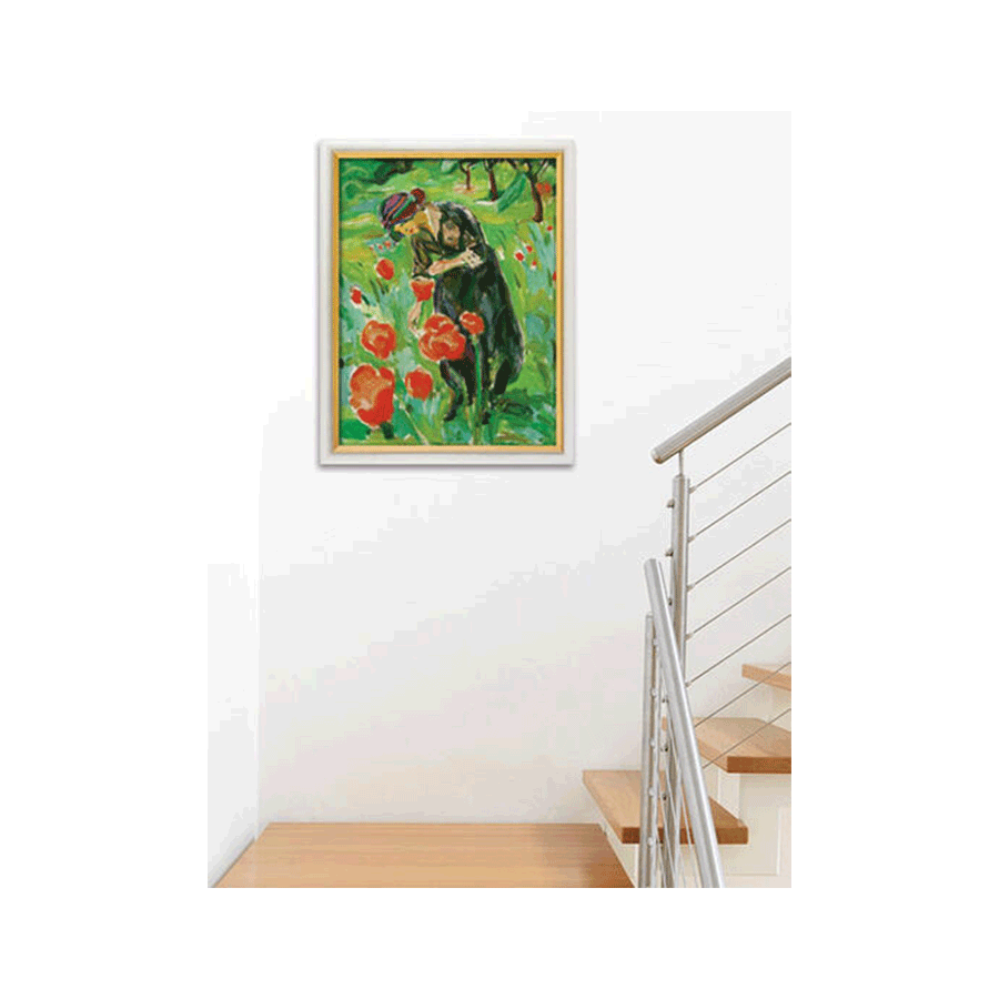 „Frau mit Mohnblumen“ (1918/19)