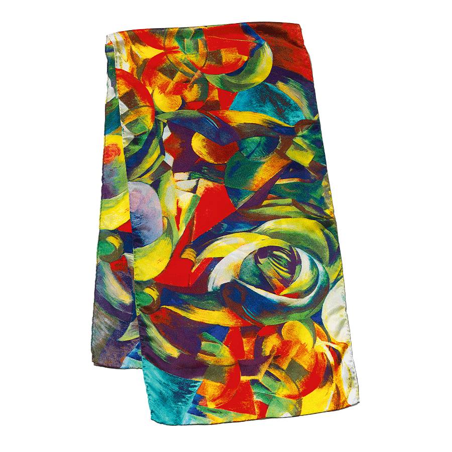 Produktabbildung 2 Seidenschal „Der Mandrill“