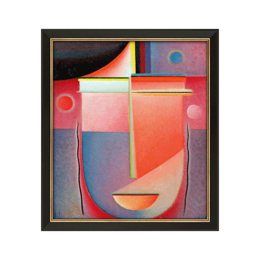 Produktabbildung 1 „Abstrakter Kopf: Inneres Schauen - Rosiges Licht“ (1926)