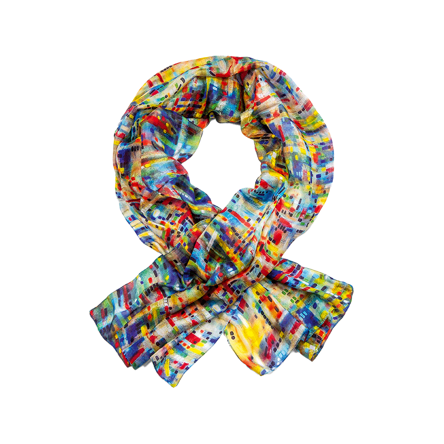 Produktabbildung 1 Seidenschal „City Lights“