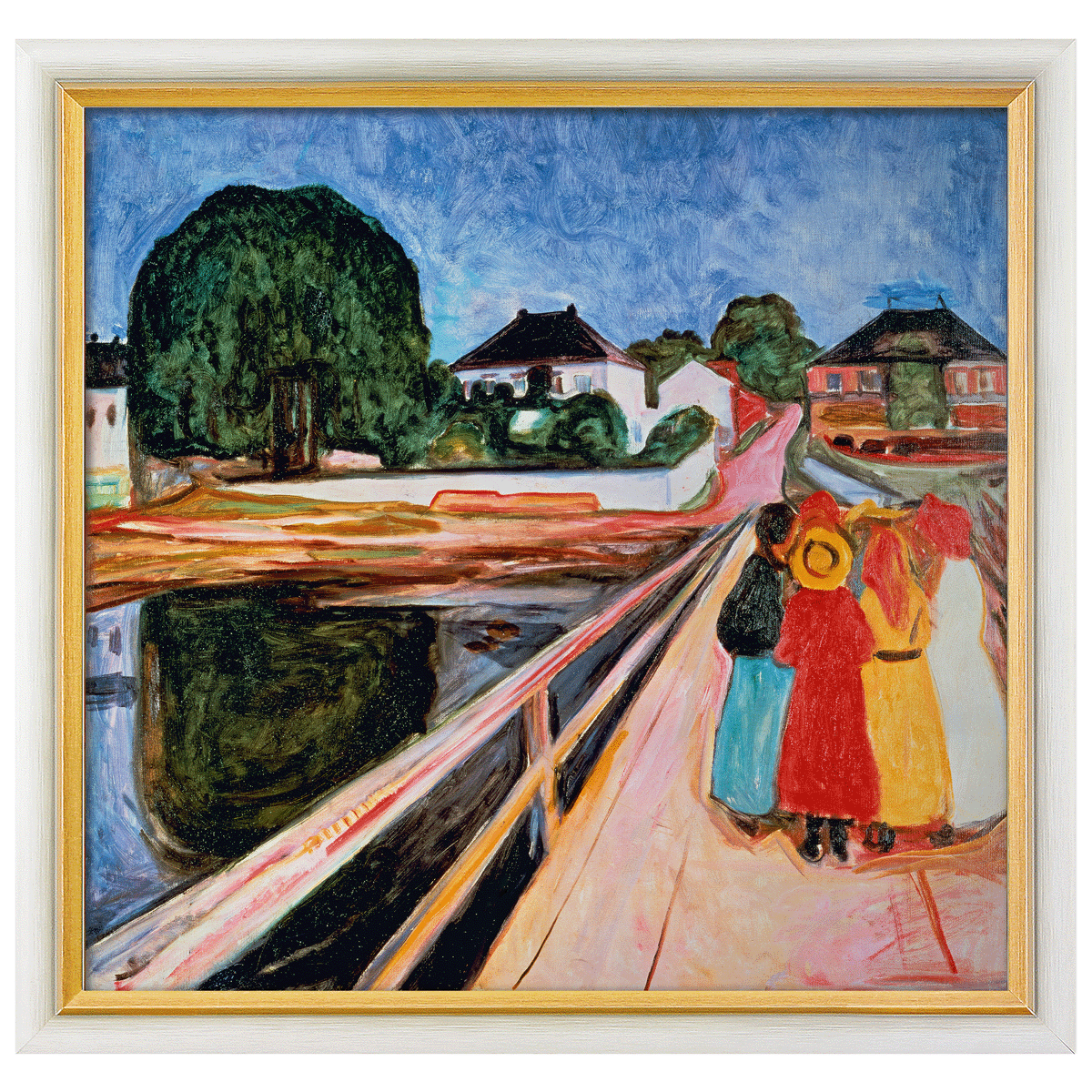 Produktabbildung 1 „Mädchengruppe auf einer Brücke“ (1902)