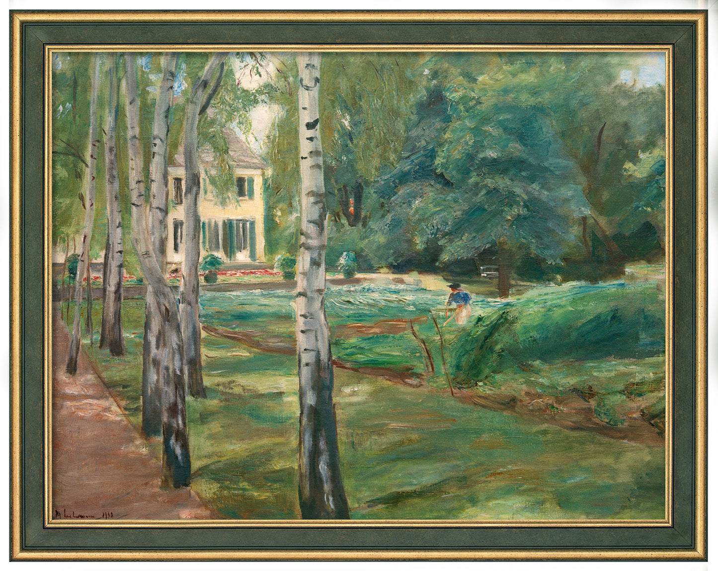 Produktabbildung 1 „Die Birkenallee im Wannseegarten nach Westen“ (1918)