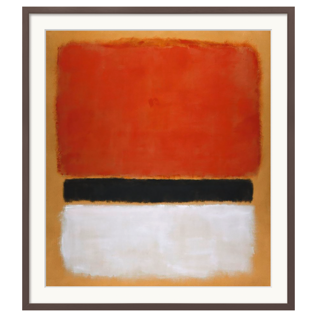 Produktabbildung 1 „Untitled (Red, Black, White on Yellow)“ (1955)