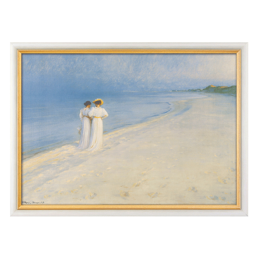 Produktabbildung 1 „Sommerabend bei Skagen - Der Strandspaziergang“ (1893)