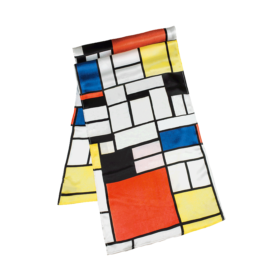 Produktabbildung 1 Seidenschal „Mondrian“