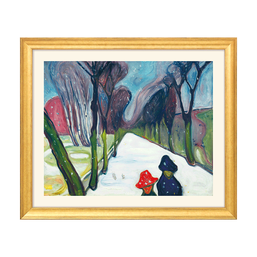 Produktabbildung 1 „Allee im Schneegestöber“ (1906)