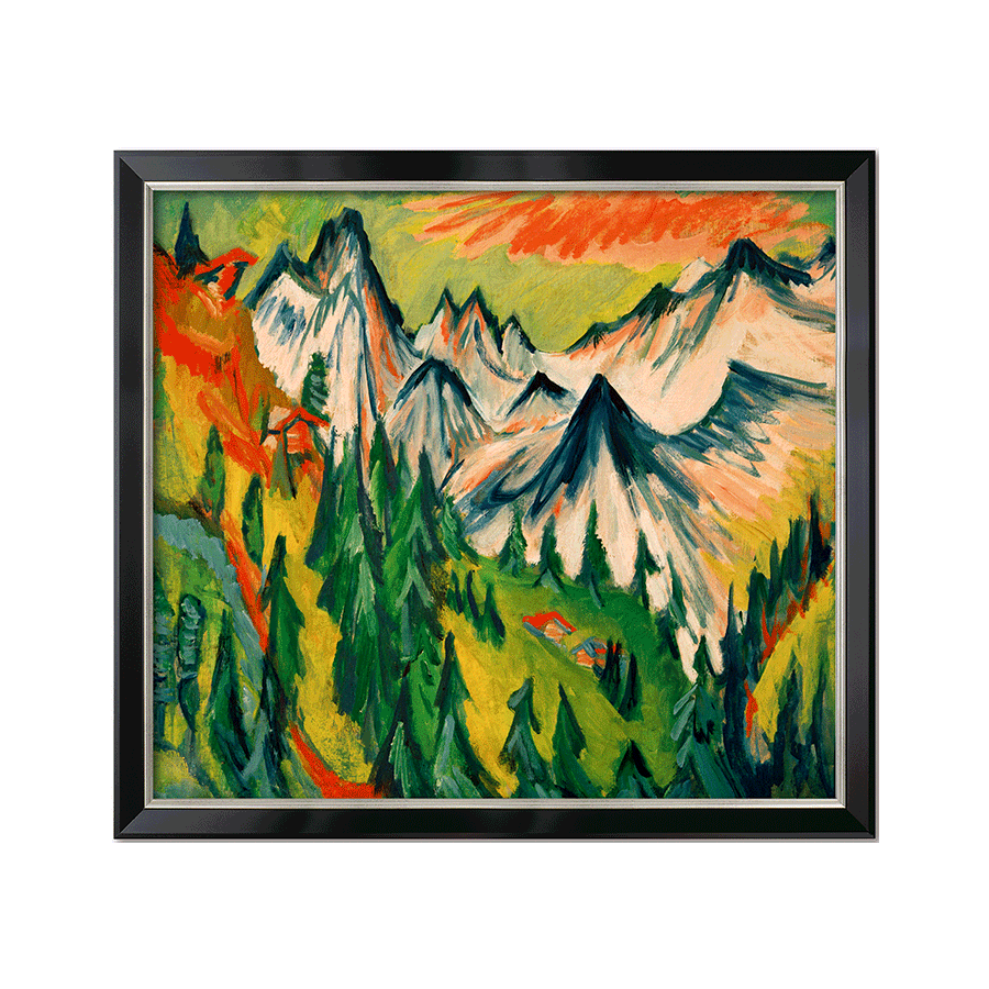 Produktabbildung 1 „Berggipfel“ (1918)