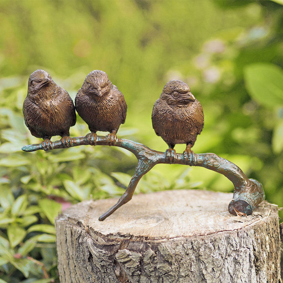 Produktabbildung 2 Gartenskulptur „Vögel auf Ast“