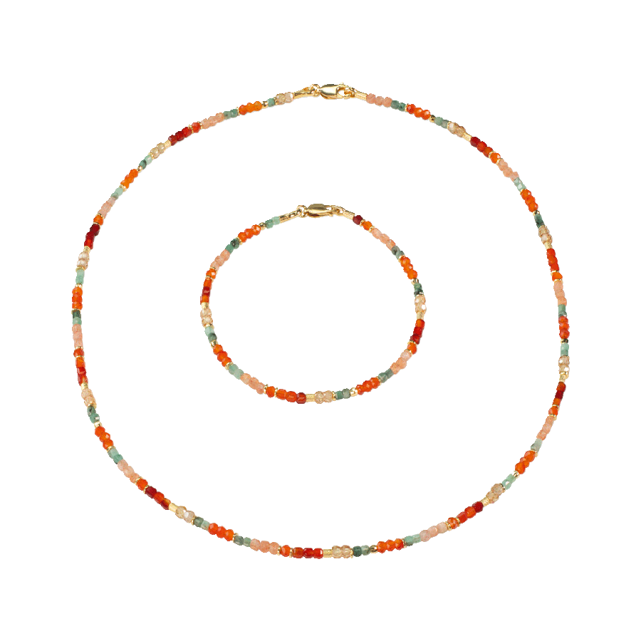 Produktabbildung 1 Schmuckset „Golden Summer“