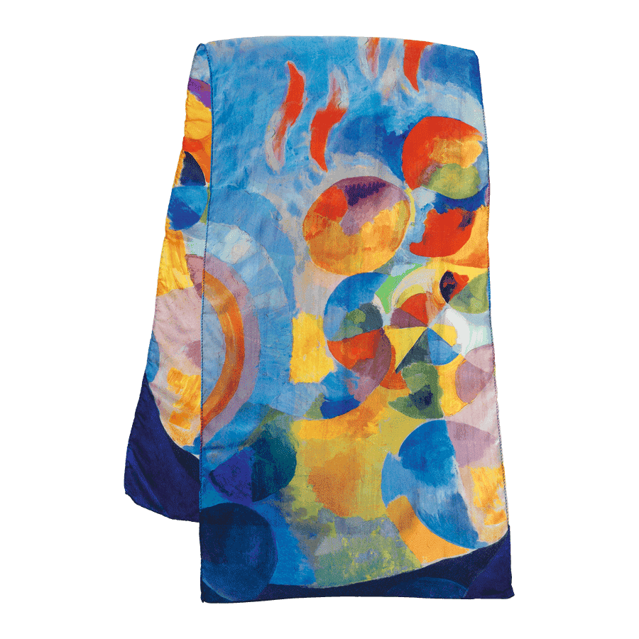 Produktabbildung 1 Seidenschal „Formes Circulaires“ (1912)