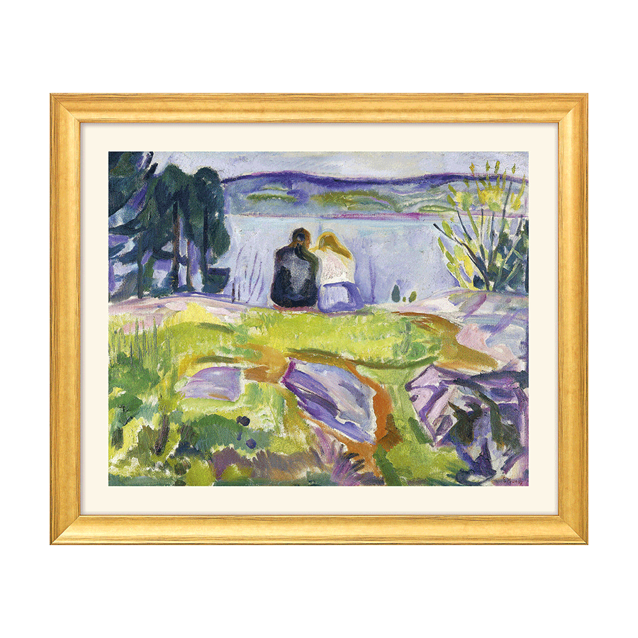 Produktabbildung 1 „Frühling (Liebespaar am Ufer)“ (1911-13)