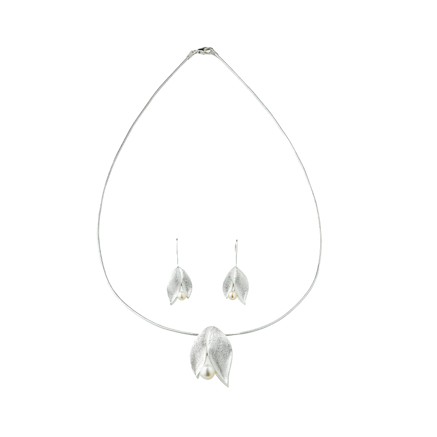 Produktabbildung 1 Schmuckset „Silver Leaf“