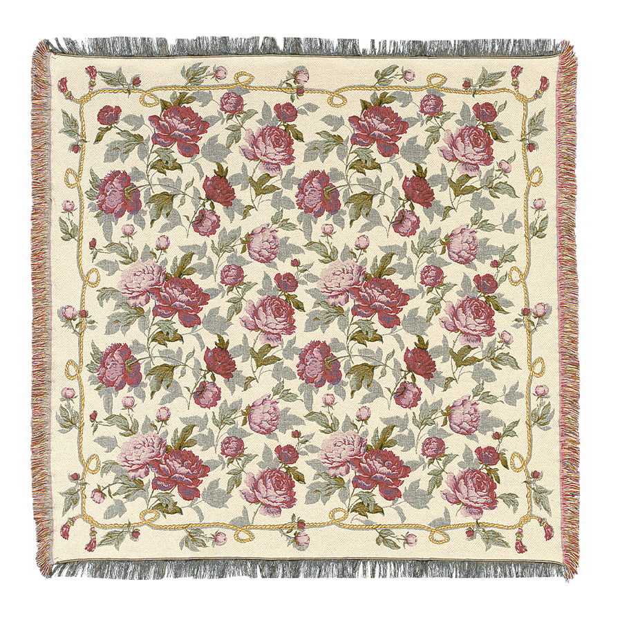 Produktabbildung 1 Wohnplaid „Rosen“