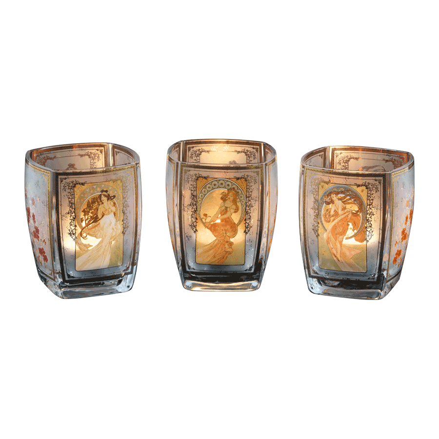 Produktabbildung 1 Teelichtgläser-Set „Künste“