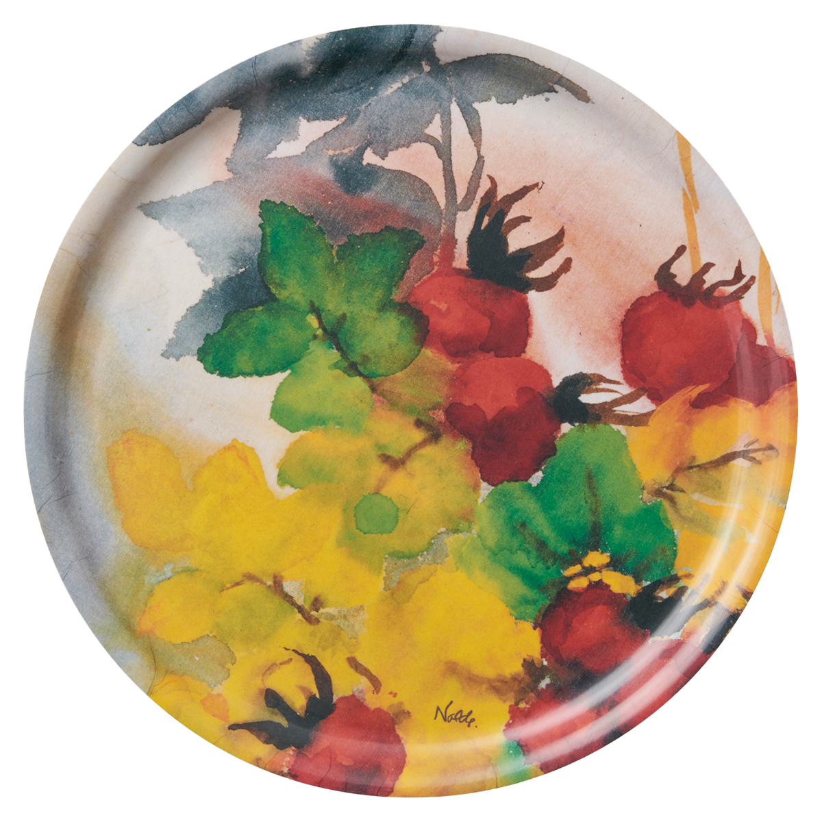 Emil Nolde Holztablett „Reife Hagebutten“ – Tagesspiegel Shop Emil Nolde Holztablett „Reife Hagebutten“ – Tagesspiegel Shop