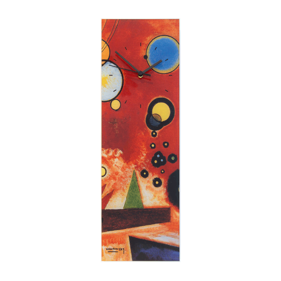 Produktabbildung 1 Wanduhr „Schweres Rot“