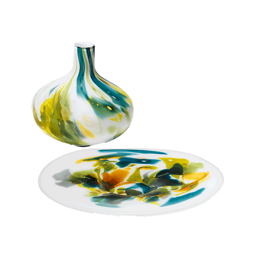 Produktabbildung 1 Glasschale und -vase „Monet“